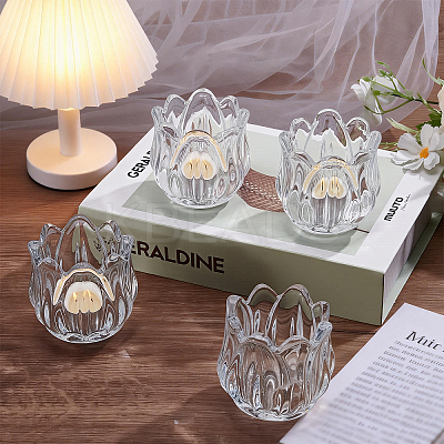 26Pcs Glass Candle Cups AJEW-WA0004-69B-1