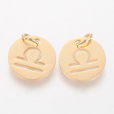 304 Stainless Steel Charms STAS-Q201-T445-7G-1