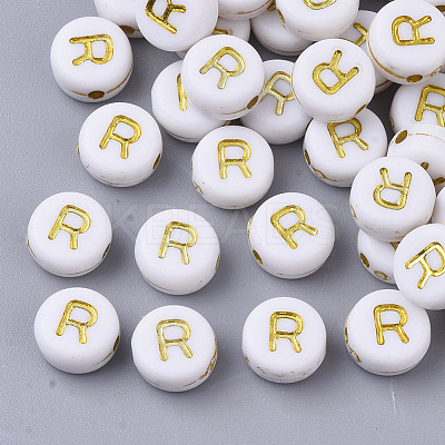 Plating Acrylic Beads X-PACR-R242-01R-1