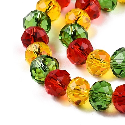 Transparent Glass Beads Strands GLAA-T023-08C-1