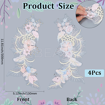 Polyester Embroidery Lace Sewing Ornaments DIY-WH2031-077B-01-1