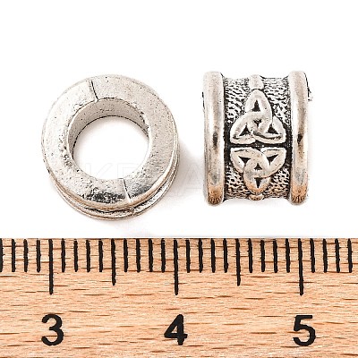 Tibetan Style Zinc Alloy Beads TIBEB-R063-011AS-RS-1