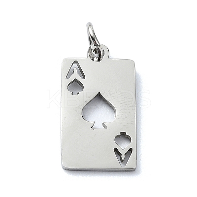 Non-Tarnish 304 Stainless Steel Pendants LS-STAS-C097-65P-1
