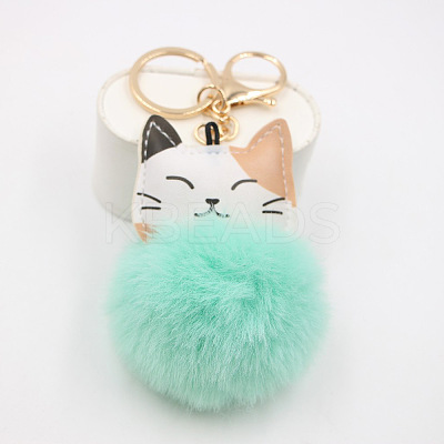 Cute Cat Keychain Plush Pendant for Bags and Wallets ST8270219-1