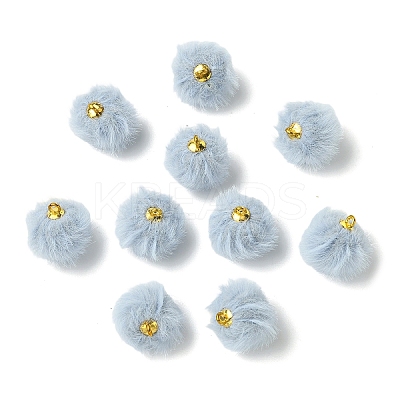 20Pcs Plush Pompom Pendants FIND-YW0008-65B-1