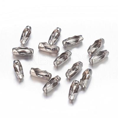 Tarnish Resistant 304 Stainless Steel Ball Chain Connectors X-STAS-R055-10-1
