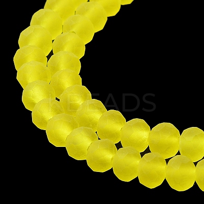 Transparent Glass Beads Strands X1-EGLA-A034-T6mm-MD29-1