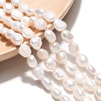 Natural Cultured Freshwater Pearl Beads Strands PEAR-N028-05-1