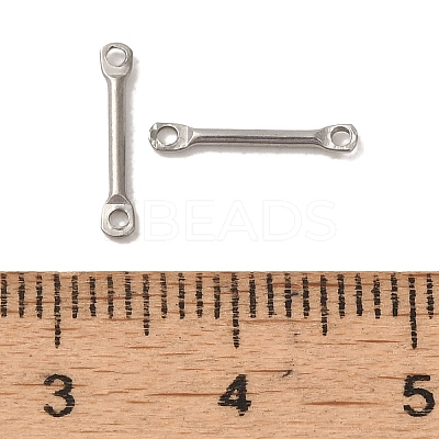 Non-Tarnish 304 Stainless Steel Connector Charms STAS-Q323-04C-P-1