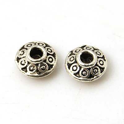 Tibetan Style Spacer Beads X-TIBEB-E033-AS-1