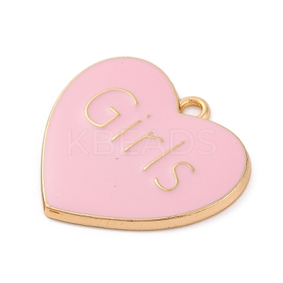 Alloy Enamel Pendants ENAM-M009-02B-03G-1