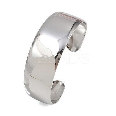 304 Stainless Steel Cuff Bangles BJEW-L709-02P-1