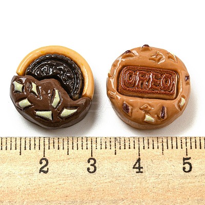 Opaque Resin Imitation Food Decoden Cabochons X-CRES-H002-01B-1