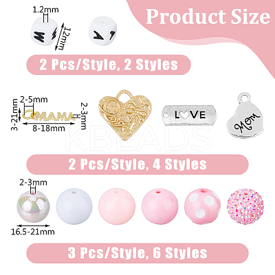 DIY Mother's Day Jewelry Finding Kit DIY-DC0002-34-1