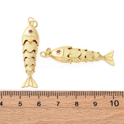 Rack Plating Brass Micro Pave Cubic Zirconia Pendants LS-KK-M309-38D-G-1