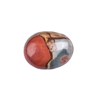 Natural Ocean Jasper Oval Palm Stone Reiki Polished Healing Pocket Worry Stone Crystal for Anxiety Stress Relief Therapy PW-WGFDB78-01-1