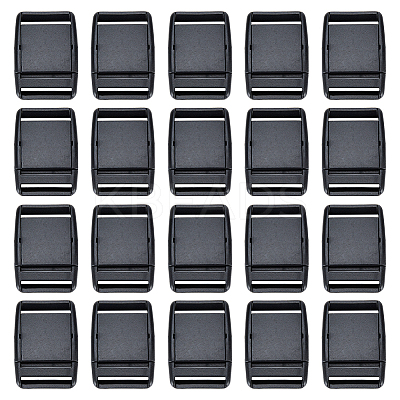 20Pcs Plastic Quick Contoured Side Release Buckle KY-NB0001-45-1