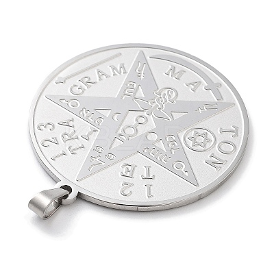 Anti-Tarnish 304 Stainless Steel Pendants STAS-U030-03P-1