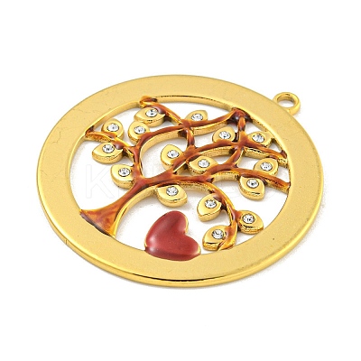 Ion Plating(IP) 304 Stainless Steel Rhinestone Pendants STAS-U007-03C-G-1