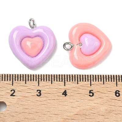 Opaque Resin Pendants RESI-K203-17-1