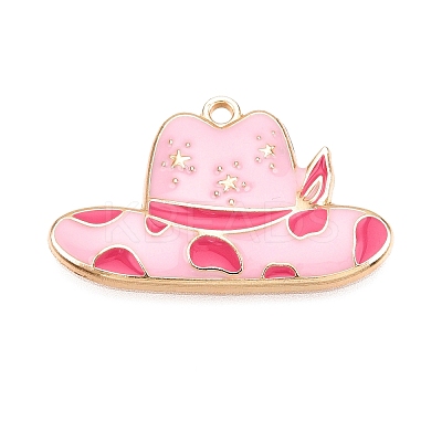 Rack Plating Alloy Enamel Pendants LS-X-ENAM-N056-381KCG-01-1