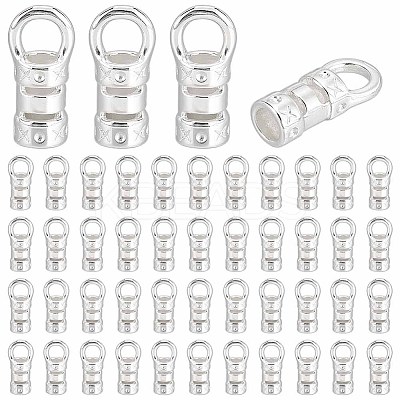 50Pcs Brass Cord Ends KK-PH0012-88A-1