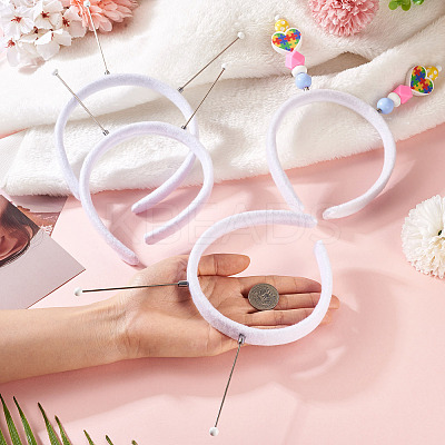 Cloth and Plastic Hair Bands OHAR-TAC0020-01G-1