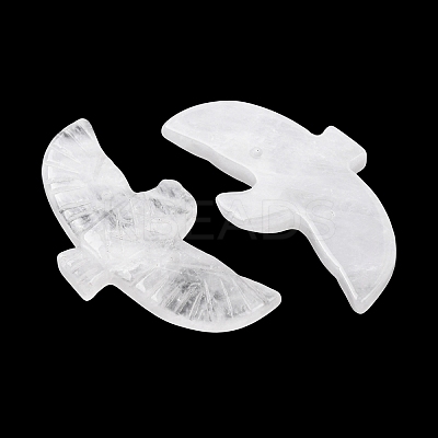 Natural Quartz Crystal Carved Big Pendants G-A288-01J-1