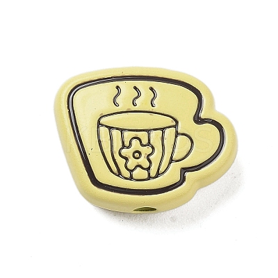 Spray Painted Alloy Beads LS-FIND-C064-01A-1