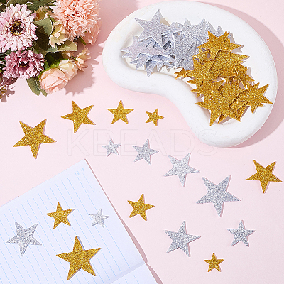 4 Bags 2 Colors EVA Self Adhesive Stickers STIC-CP0001-23-1