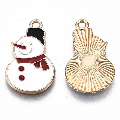 Eco-Friendly Alloy Enamel Pendants ENAM-Q437-069-NR-1
