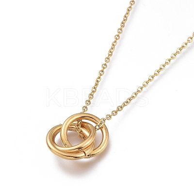 Ring 304 Stainless Steel Jewelry Sets SJEW-M097-06G-1