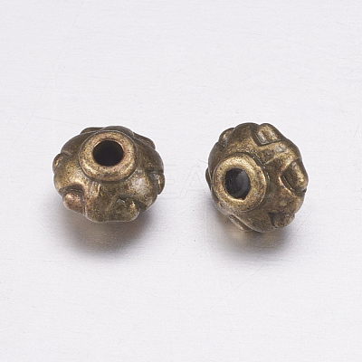 Tibetan Style Spacer Beads TIBEB-A24612-AB-FF-1