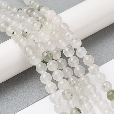 Natural Tianshan Cui Quartzite Beads Strands G-C102-B02-01-1