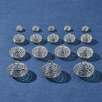 20Pcs 4 Styles Iron Wire Pendants IFIN-FS0001-46P-1