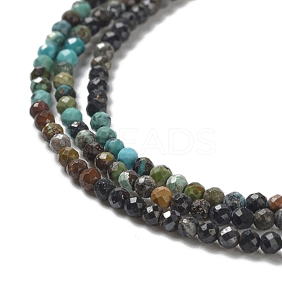 Natural HuBei Turquoise Beads Strands G-D080-A02-1