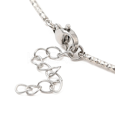 Non-Tarnish 304 Stainless Steel Necklaces STAS-D084-31P-1