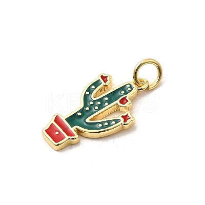 West Cowboy Brass Enamel Pendants KK-A268-04A-G-1