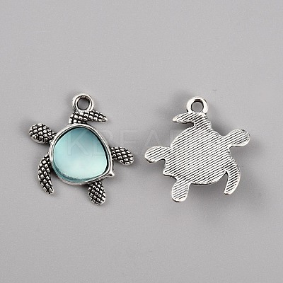 Tibetan Style Alloy Pendants LS-FIND-WH0050-01B-1