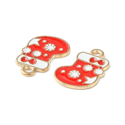 Christmas Alloy Enamel Pendants ENAM-D047-09LG-03-1
