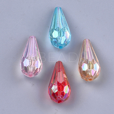 Transparent Acrylic Beads TACR-T007-09-1