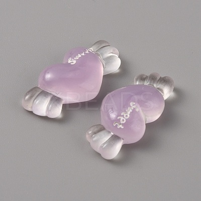 Transparent Resin Cabochons RESI-WH0035-04D-1