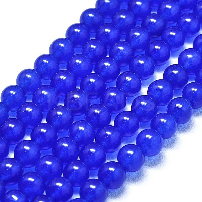 Natural Malaysia Jade Beads Strands G-L645-C01-6mm-19-1