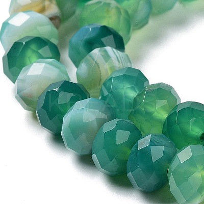 Natural Banded Agate/Striped Agate Beads Strands G-E605-A02-02C-1