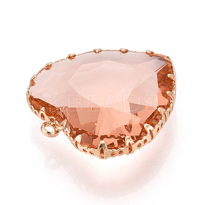 Transparent Glass Pendants KK-N283-01I-G-1