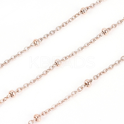 3.28 Feet Ion Plating(IP) 304 Stainless Steel Cable Chains X-CHS-I003-V01-A-RG-1