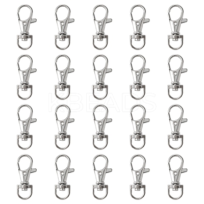 20Pcs Alloy Swivel Lobster Claw Clasps FIND-YW0001-55A-1