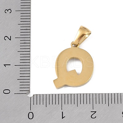 Natural White Shell Alphabet Pendants STAS-M338-02G-Q-1