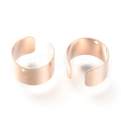 304 Stainless Steel Ear Cuff Findings STAS-H151-09RG-1
