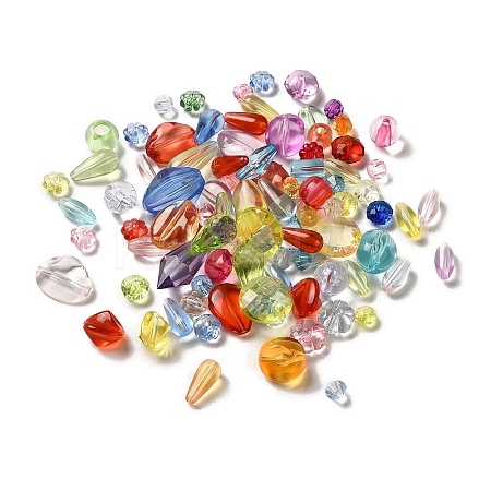 Transparent Acrylic Beads MACR-K359-06-1